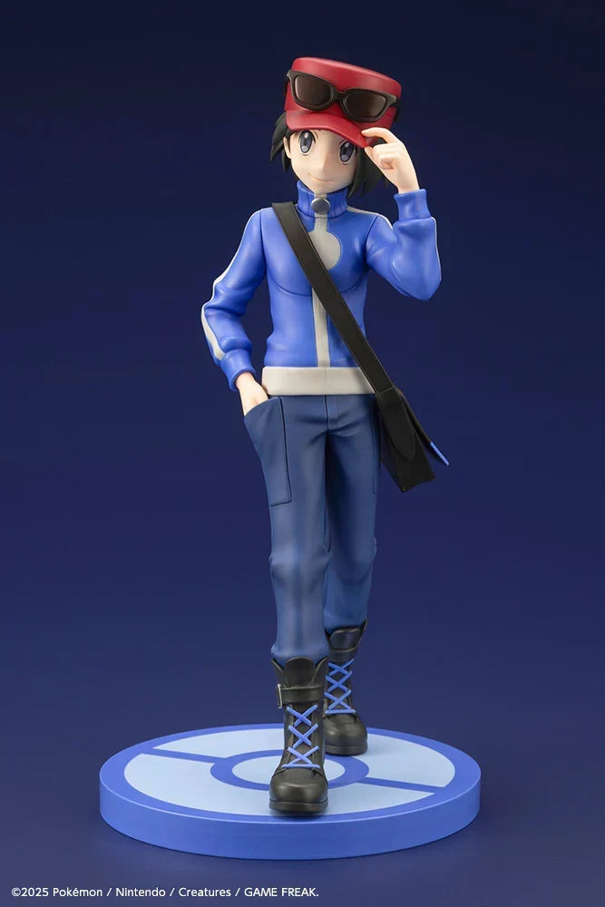 Kotobukiya 1/8 ArtFXJ Pokemon Calem with Froakie Scale Figure Statue PV344