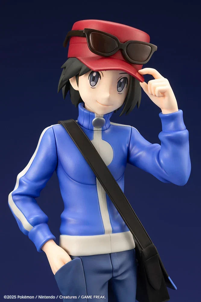 Kotobukiya 1/8 ArtFXJ Pokemon Calem with Froakie Scale Figure Statue PV344