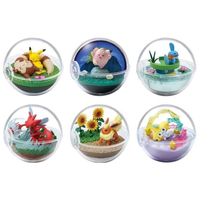 Re-Ment Pokemon Terrarium Collection (Vol 8) Assortment Trading Figures Box Set of 6