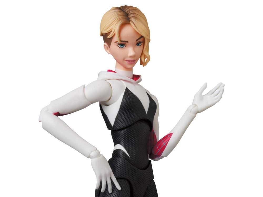Mafex No. 134 Spider-Man Into the Spider-Verse Spider-Gwen (Gwen Stacy) & Spider-Ham Action Figure
