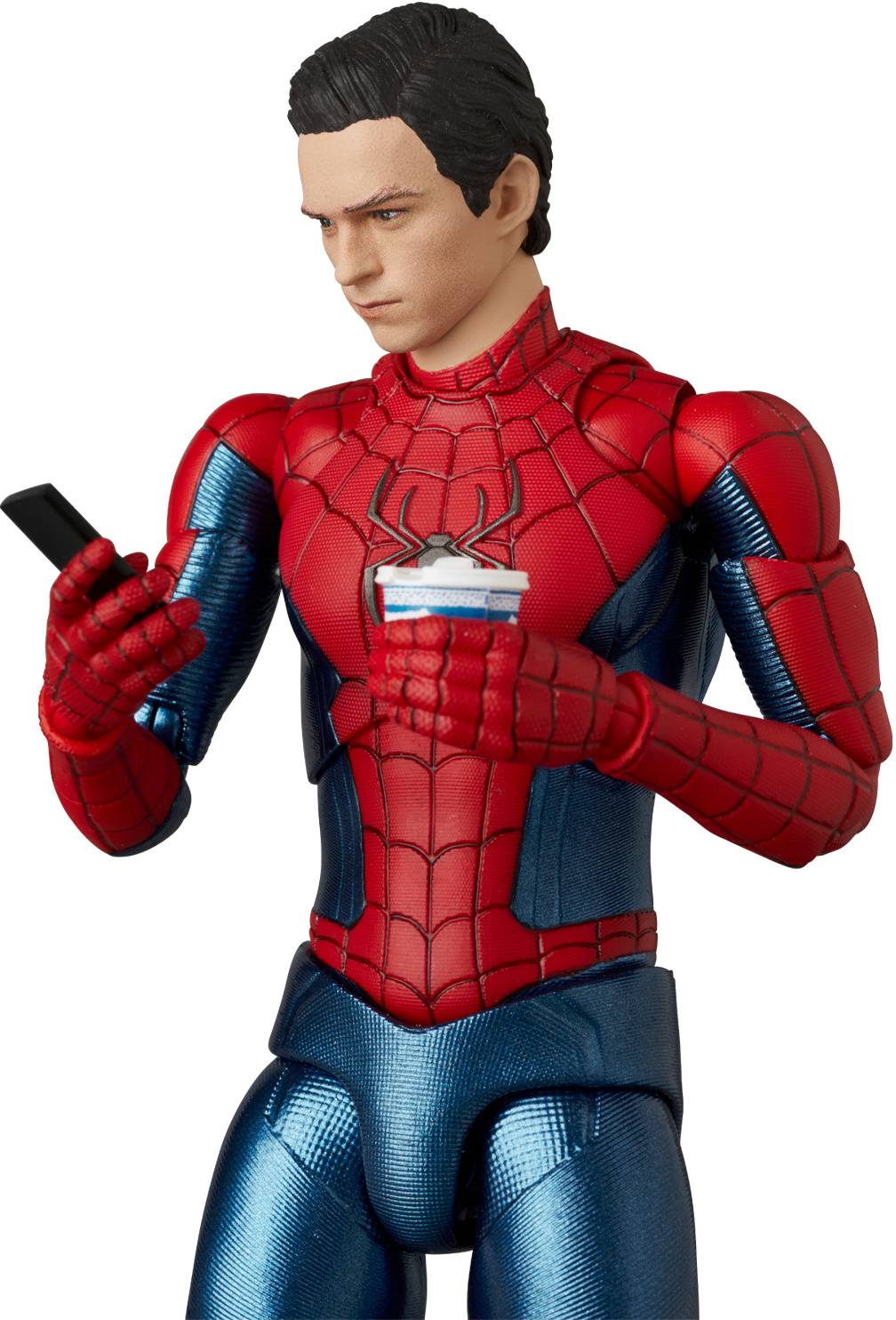 Mafex No. 262 Spider-Man New Red and Blue (No Way Home) Action Figure Medicom