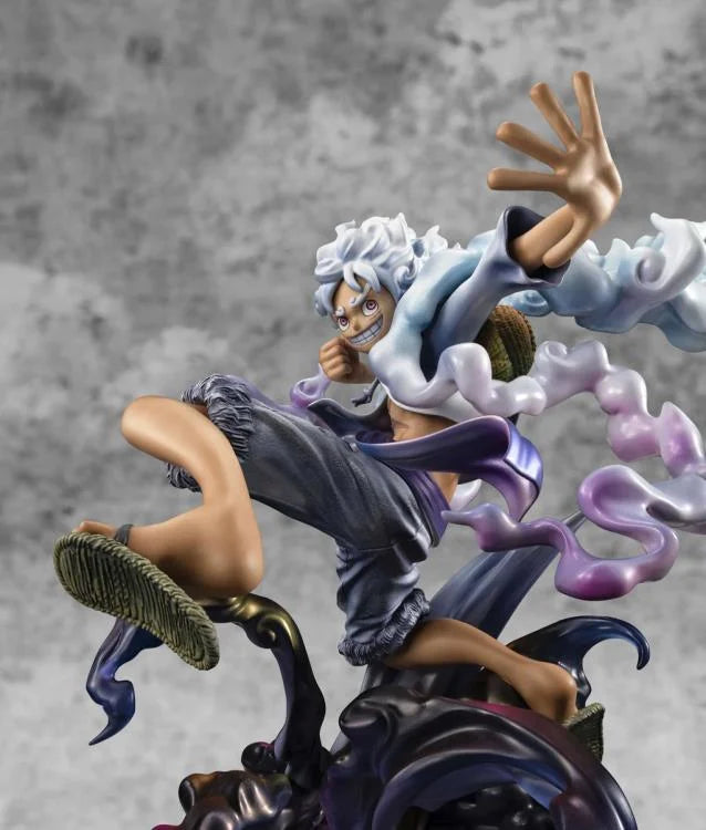 Megahouse POP Portrait of Pirate One Piece WA-MAXIMUM Monkey D. Luffy (Gear 5 Ver.) Statue Figure