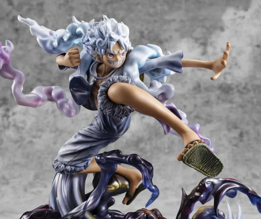 Megahouse POP Portrait of Pirate One Piece WA-MAXIMUM Monkey D. Luffy (Gear 5 Ver.) Statue Figure