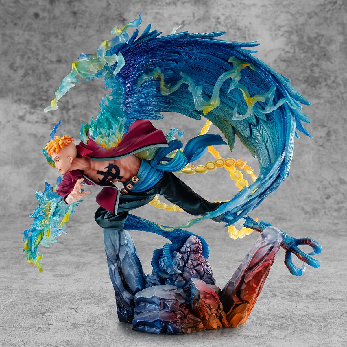 Megahouse POP Portrait of Pirate One Piece MAS-MAXIMUM Phoenix Marco Statue Figure