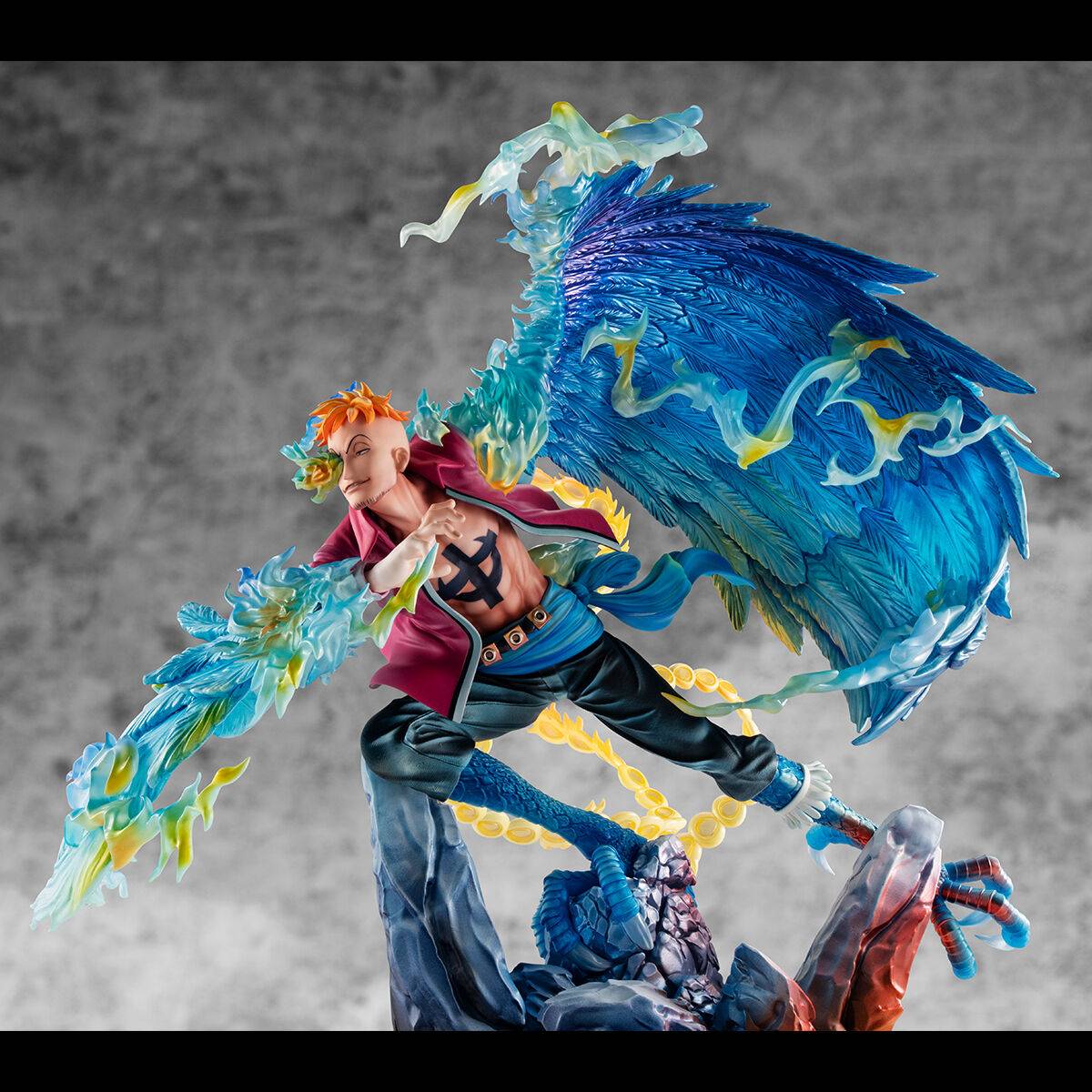 Megahouse POP Portrait of Pirate One Piece MAS-MAXIMUM Phoenix Marco Statue Figure
