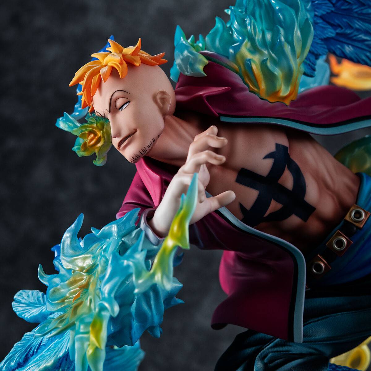 Megahouse POP Portrait of Pirate One Piece MAS-MAXIMUM Phoenix Marco Statue Figure