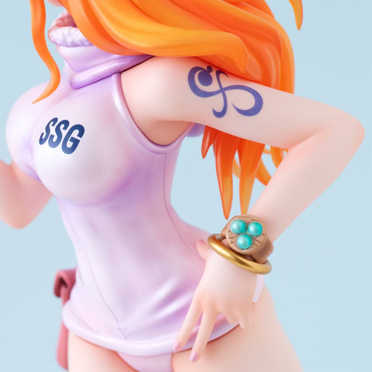 Megahouse POP Portrait of Pirate One Piece Evolutionary History Nami Statue Figure