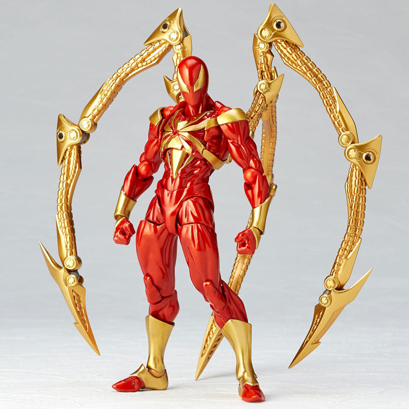 Amazing Yamaguchi Revoltech Figure Complex Spiderman Iron Spider No. 023 (Reissue)