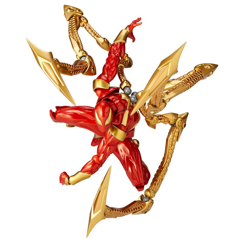 Amazing Yamaguchi Revoltech Figure Complex Spiderman Iron Spider No. 023 (Reissue)