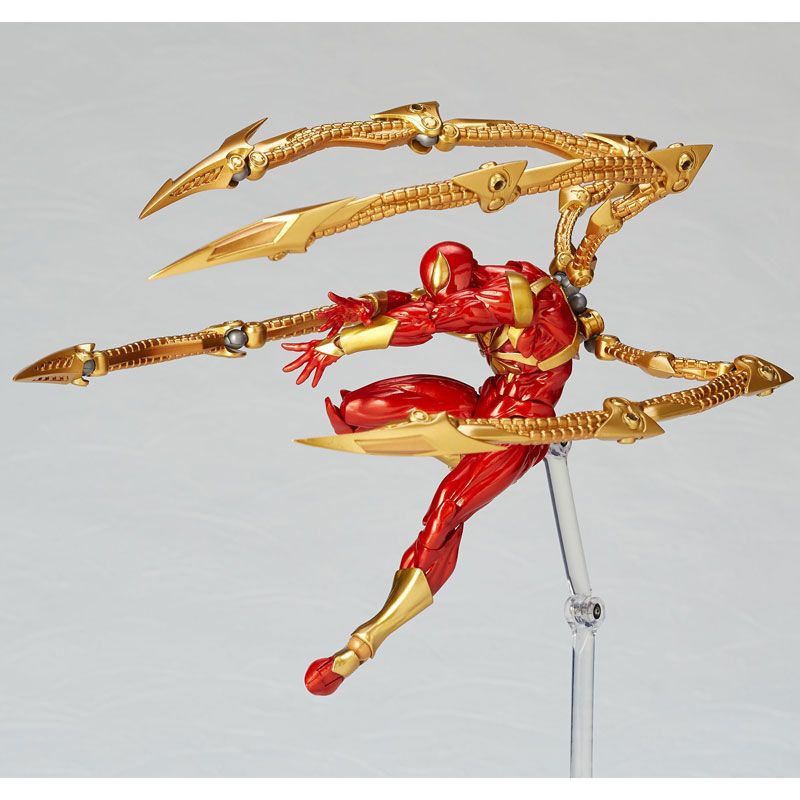 Amazing Yamaguchi Revoltech Figure Complex Spiderman Iron Spider No. 023 (Reissue)