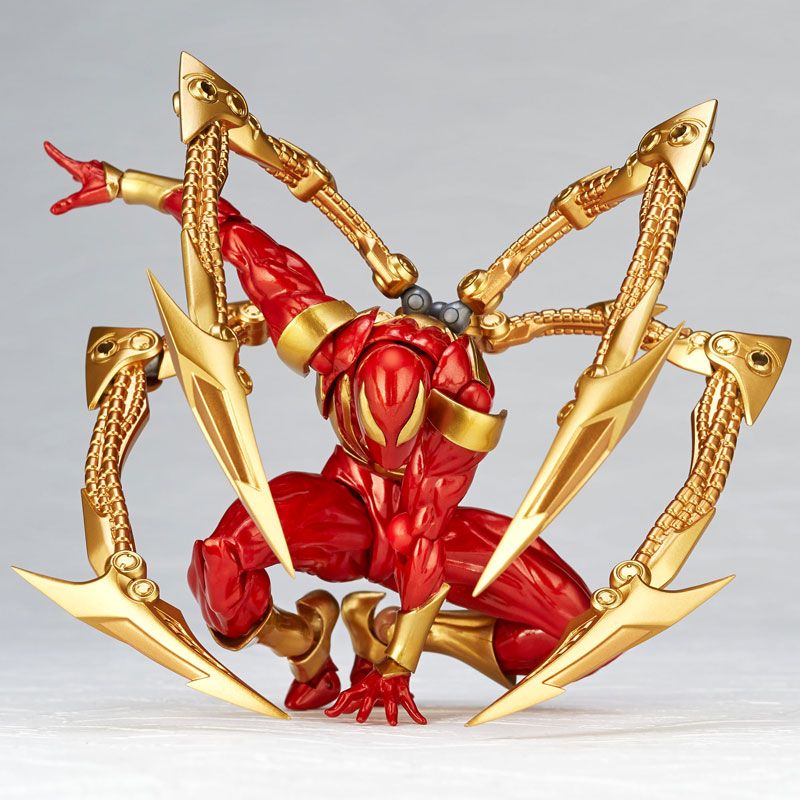 Amazing Yamaguchi Revoltech Figure Complex Spiderman Iron Spider No. 023 (Reissue)