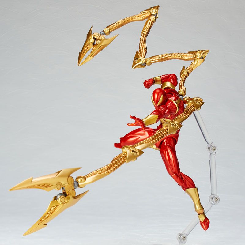 Amazing Yamaguchi Revoltech Figure Complex Spiderman Iron Spider No. 023 (Reissue)