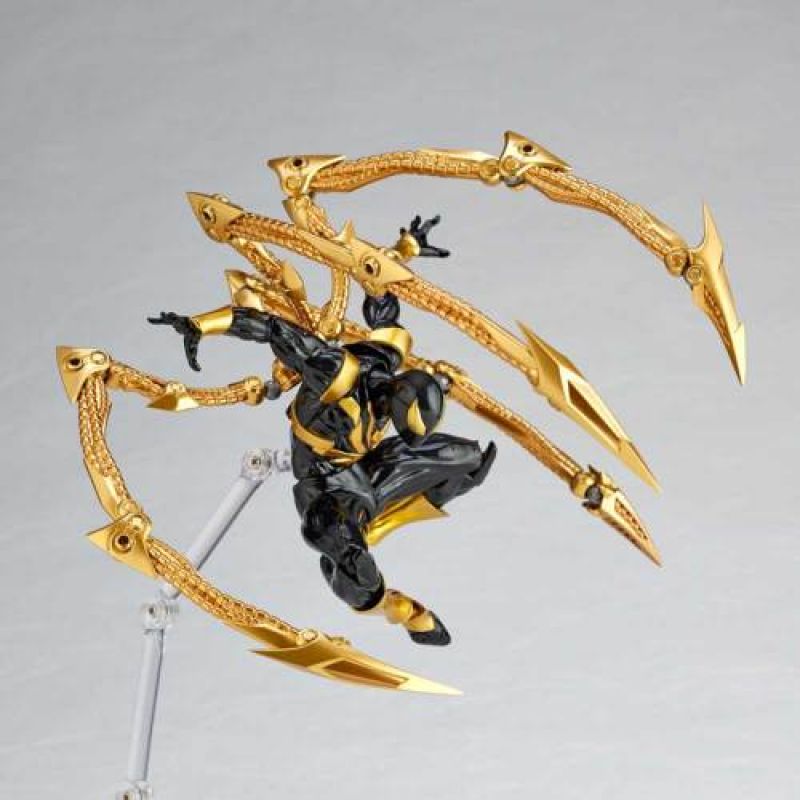 Amazing Yamaguchi Revoltech Figure Complex Spiderman Iron Spider Black Version Limited Edition No. 023EX