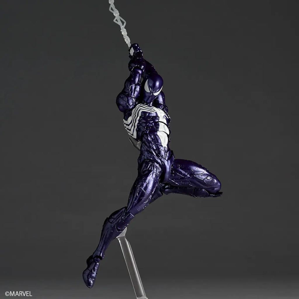 Amazing Yamaguchi Revoltech Figure Complex Symbiote Spider-Man (Purple Ver.) NR106