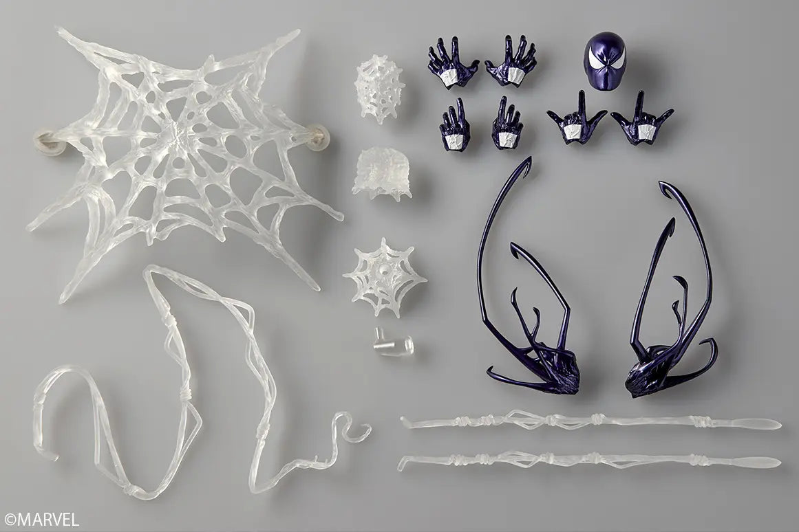 Amazing Yamaguchi Revoltech Figure Complex Symbiote Spider-Man (Purple Ver.) NR106