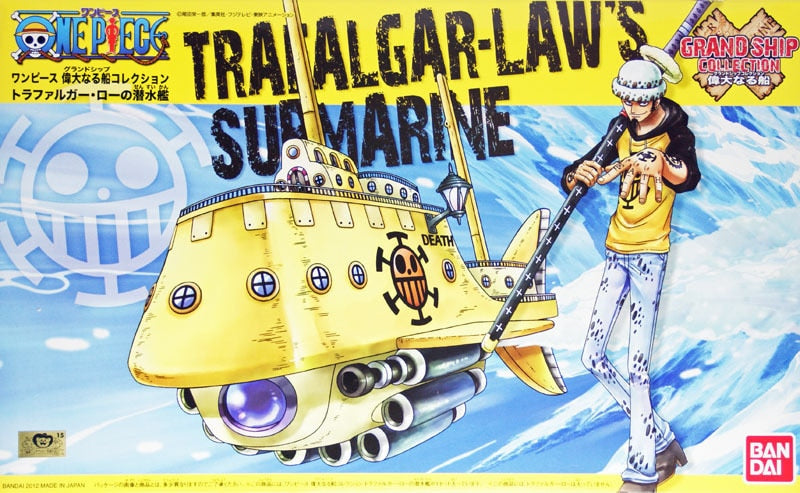 Bandai One Piece Grand Ship Collection #02 Trafalgar Law Submarine Model Kit