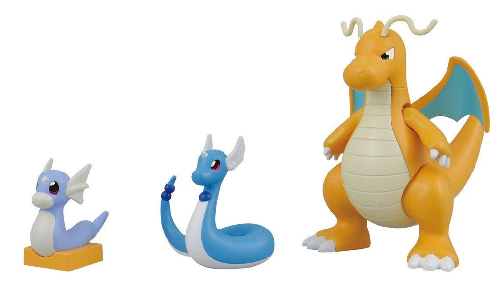 Bandai Pokemon Dragonite Evolution Set Model Kit
