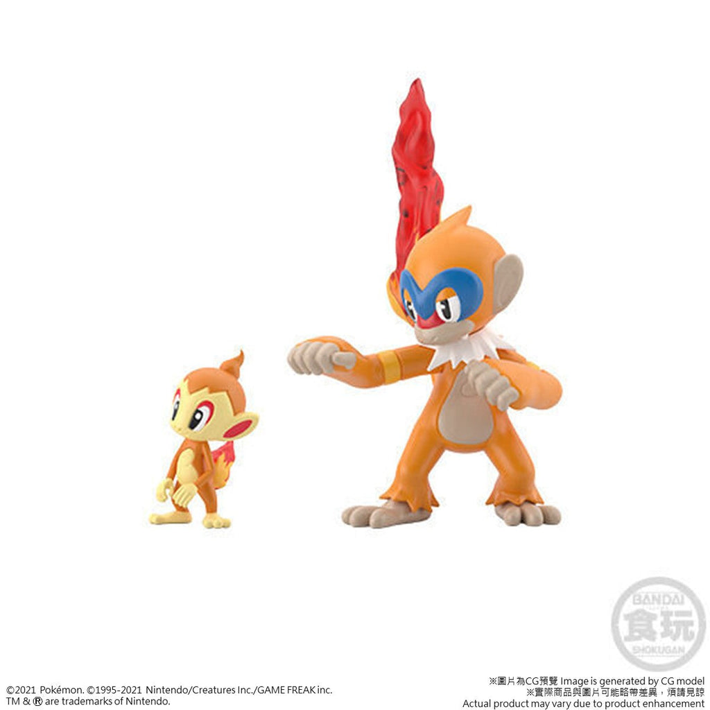 Bandai Pokemon Scale World Vol. 8 Sinnoh Region Trading Figure Set