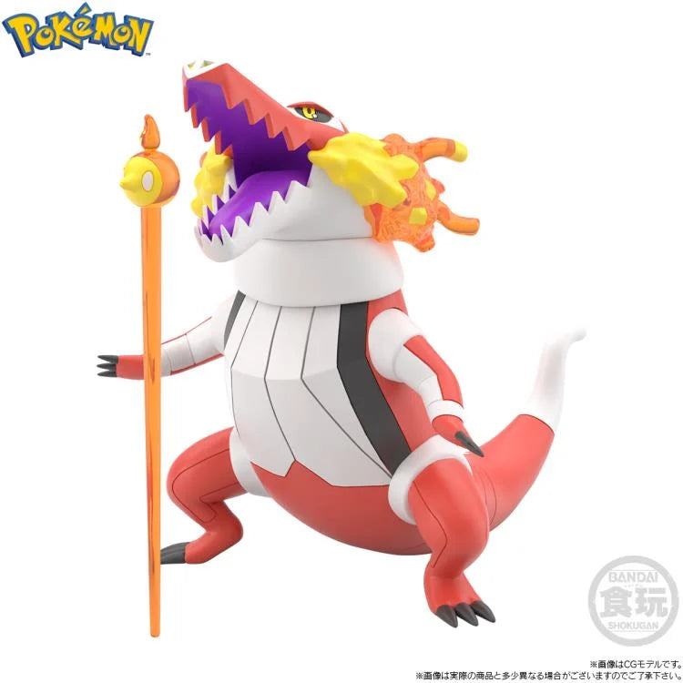Bandai Pokemon Scale World Paldea Region Nemona, Skeledirge, and Pawmot (Nemo, Laudbon and Parmot) 3-Pack Trading Figure Set