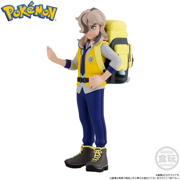 Bandai Pokemon Scale World Paldea Region Pepper, Mafitiff and Parshen (Arven, Mabosstiff and Cloyster) 3-Pack Trading Figure Set