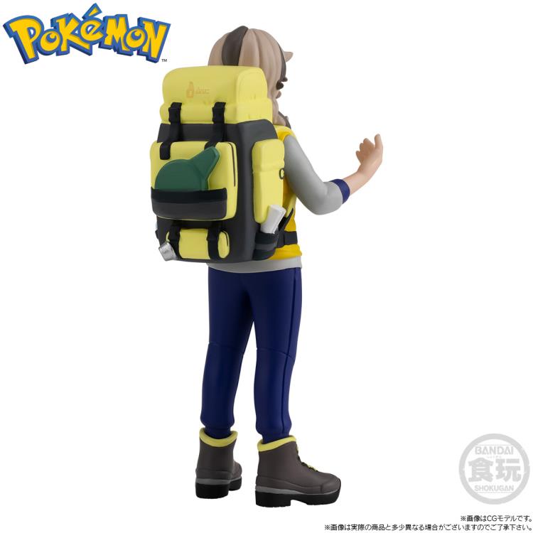Bandai Pokemon Scale World Paldea Region Pepper, Mafitiff and Parshen (Arven, Mabosstiff and Cloyster) 3-Pack Trading Figure Set