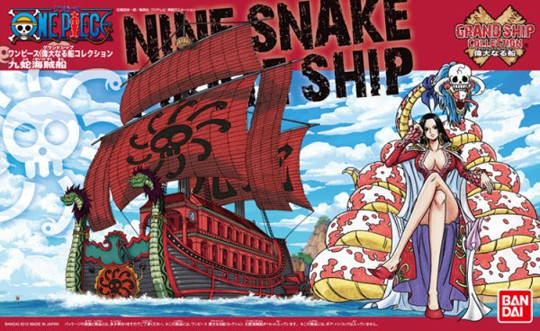 Bandai One Piece Grand Ship Collection #06 Kuja Nine-Snake Pirate Ship Model Kit