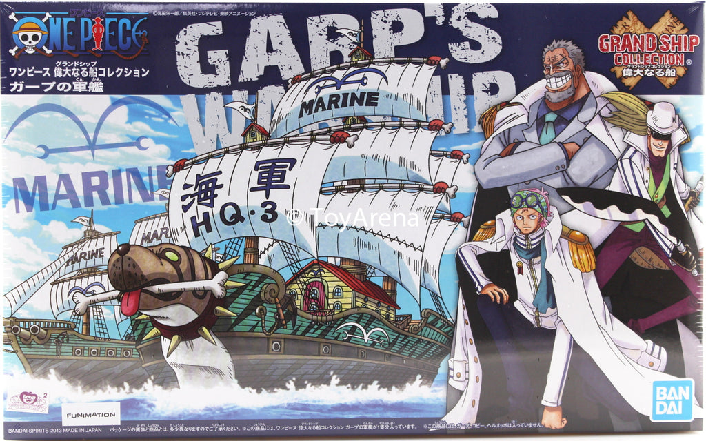 Bandai One Piece Grand Ship Collection #08 Garp's Warship Model Kit
