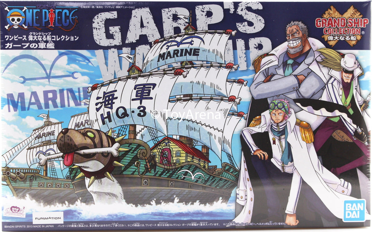 Bandai One Piece Grand Ship Collection #08 Garp's Warship Model Kit