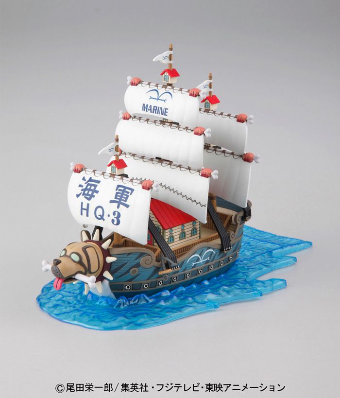 Bandai One Piece Grand Ship Collection #08 Garp's Warship Model Kit