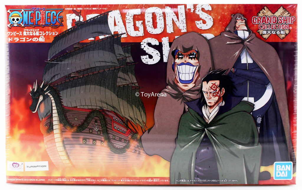 Bandai One Piece Grand Ship Collection #09 Dragon's Ship Model Kit