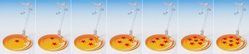 Bandai Tamashii Nations S.H. Figuarts Dragon Ball Stands Set of 7 Hong Kong Exclusive