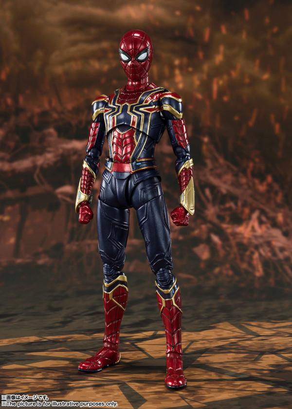 S.H. Figuarts Avengers: Endgame Iron Spider-Man Final Battle Edition Action Figure (USA Ver.)