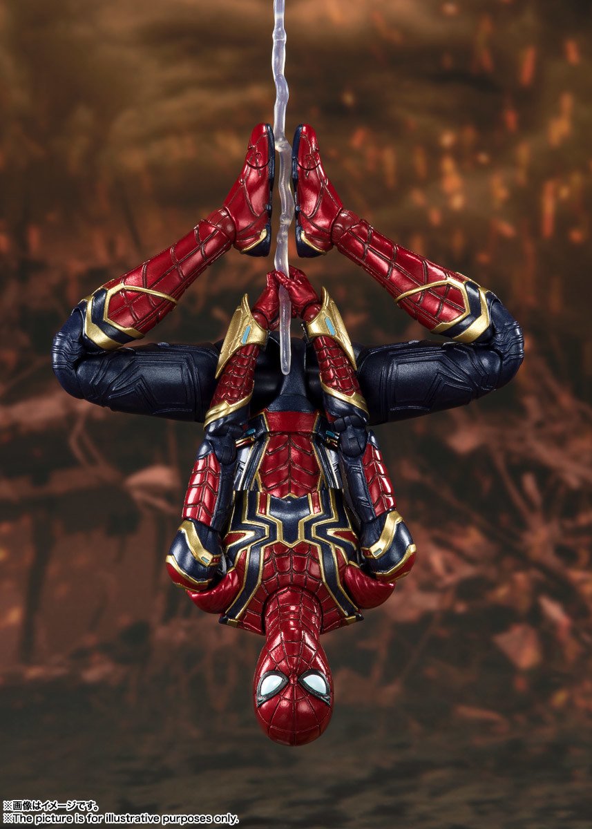 S.H. Figuarts Avengers: Endgame Iron Spider-Man Final Battle Edition Action Figure (USA Ver.)