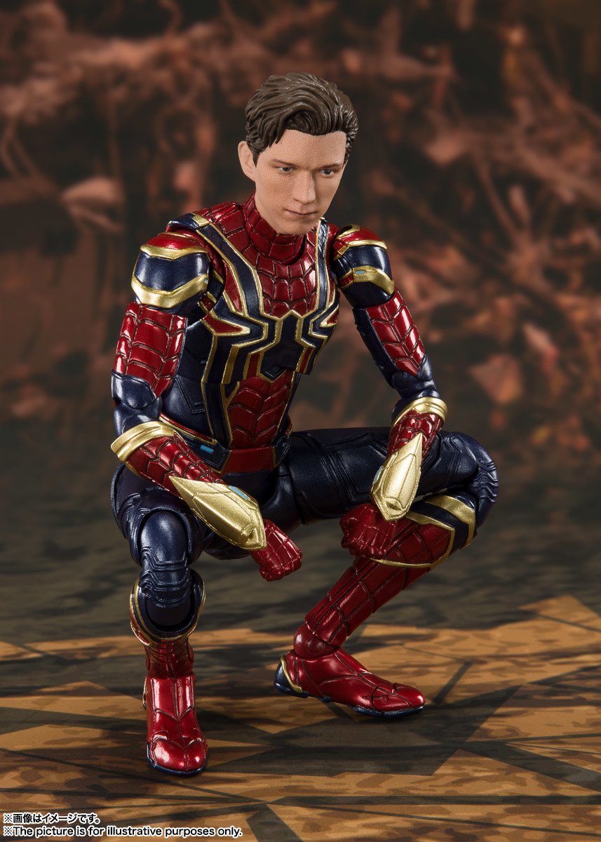 S.H. Figuarts Avengers: Endgame Iron Spider-Man Final Battle Edition Action Figure (USA Ver.)