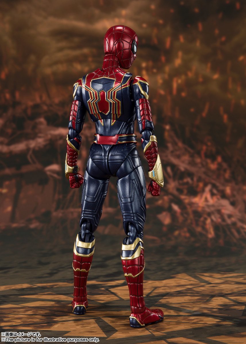 S.H. Figuarts Avengers: Endgame Iron Spider-Man Final Battle Edition Action Figure (USA Ver.)