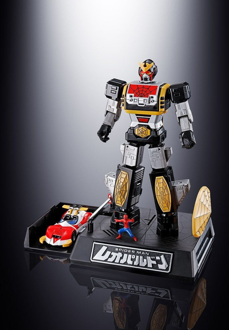 Bandai Soul of Chogokin GX-33R Leopardon and Marveler Summon Set Spider-man Action Figure