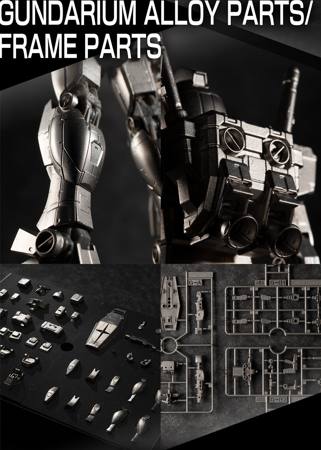 Gundam 1/144 Gundarium Alloy RX-78-2 Gundam Alloy Model Kit Limited Edition Exclusive RARE