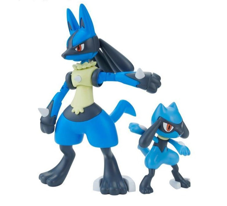 Bandai Pokemon Riolu & Lucario Model Kit Set