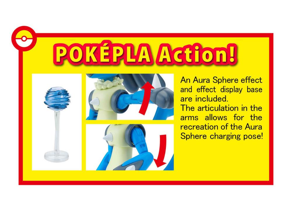Bandai Pokemon Riolu & Lucario Model Kit Set