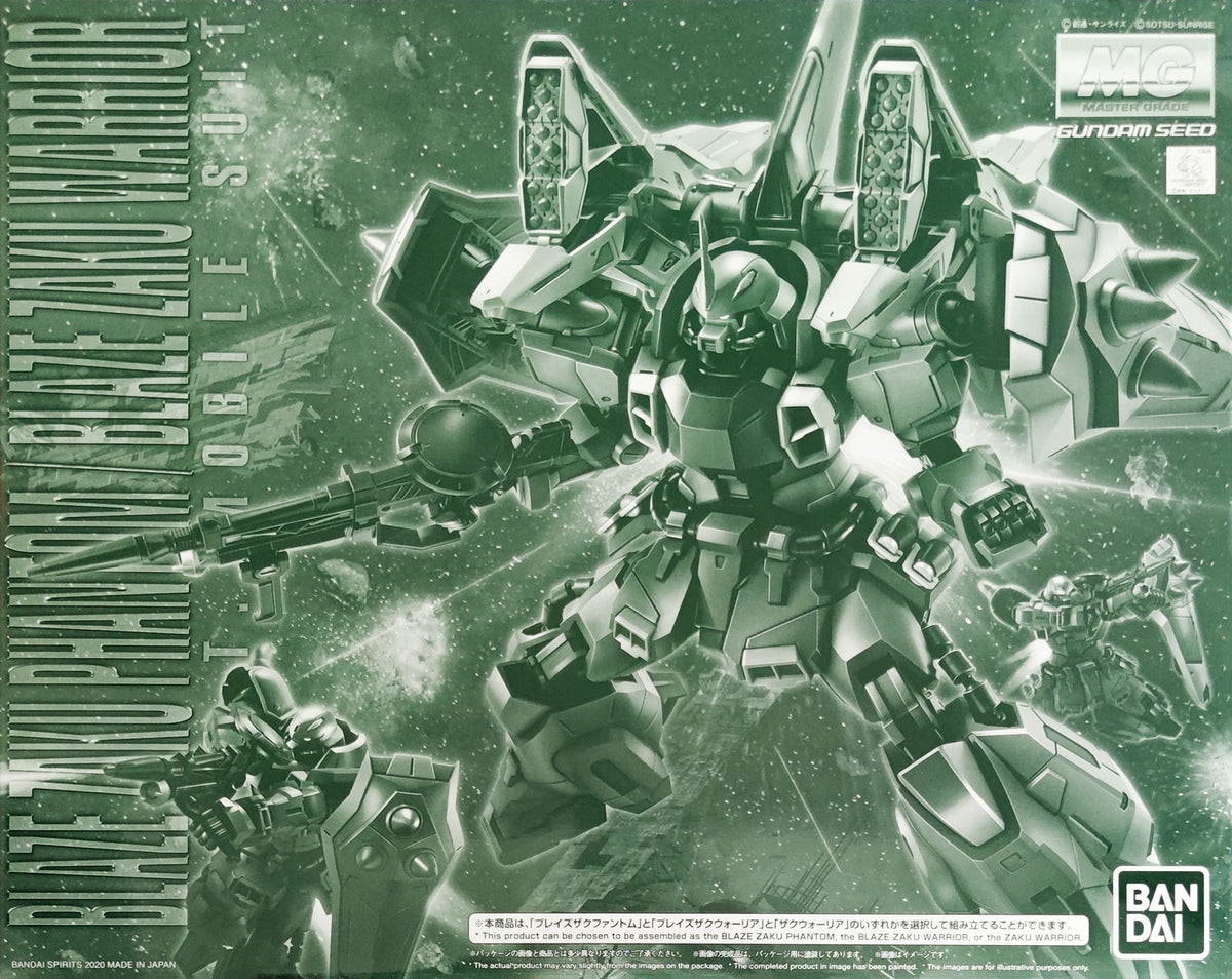 Gundam 1/100 MG Blaze Zaku Phantom / Warrior Model Kit Exclusive