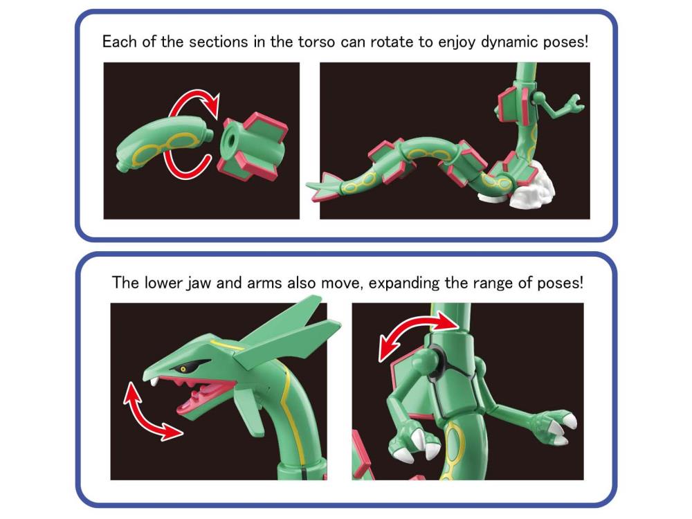 Bandai Pokemon Rayquaza Model Kit