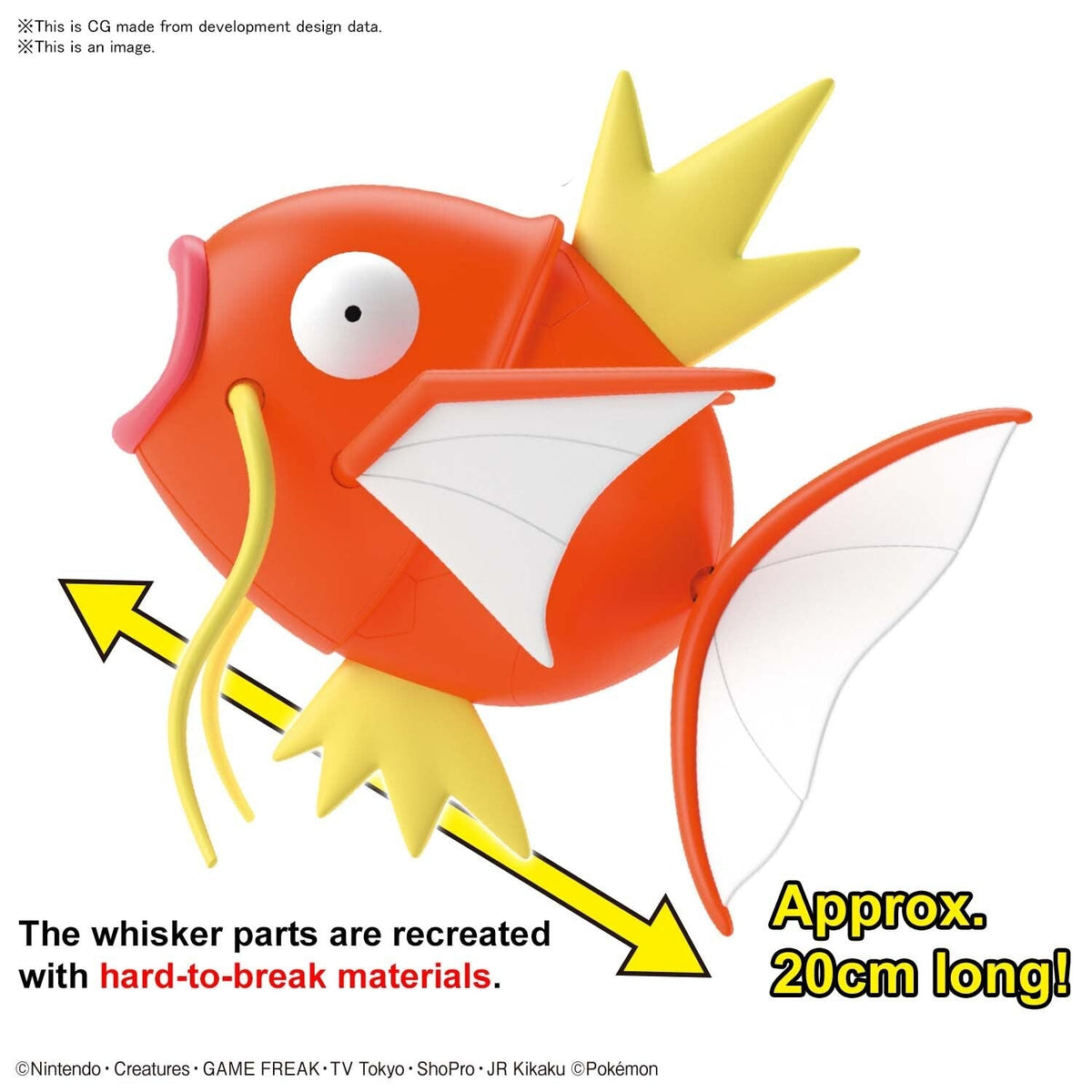 Bandai Pokemon Model Big #01 Magikarp / Magicarpe Model Kit