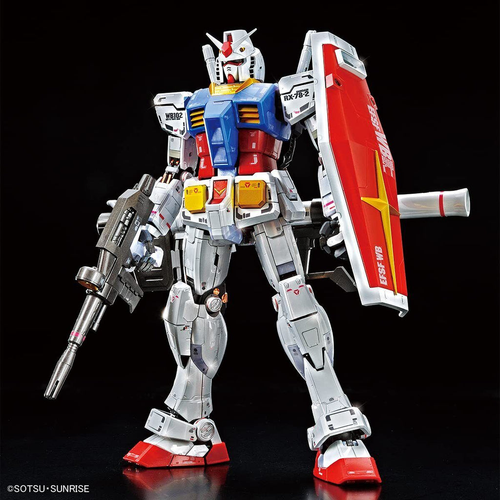 Gundam 1/100 MG RX-78-2 Gundam Ver. 3.0 (Titanium Finish) The Gundam Base Limited Model Kit Exclusive