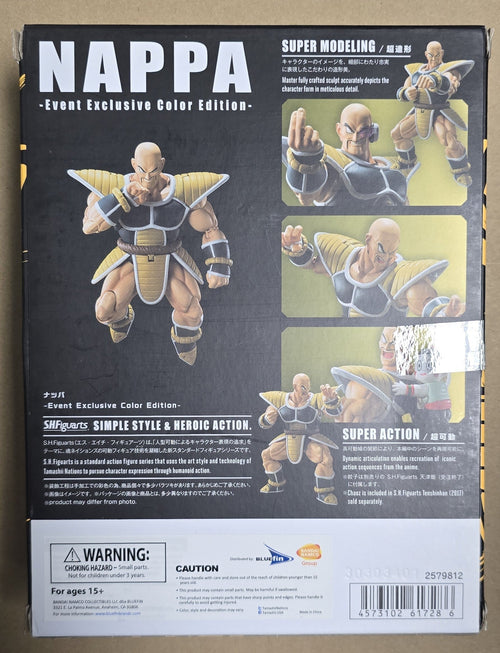 *Open Box* S.H. Figuarts Dragon Ball Z Nappa (Event Exclusive Color) Action Figure