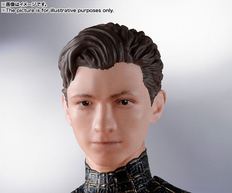 S.H. Figuarts Spiderman: No Way Home Spider-man Black and Gold Suit (Special Set) Action Figure