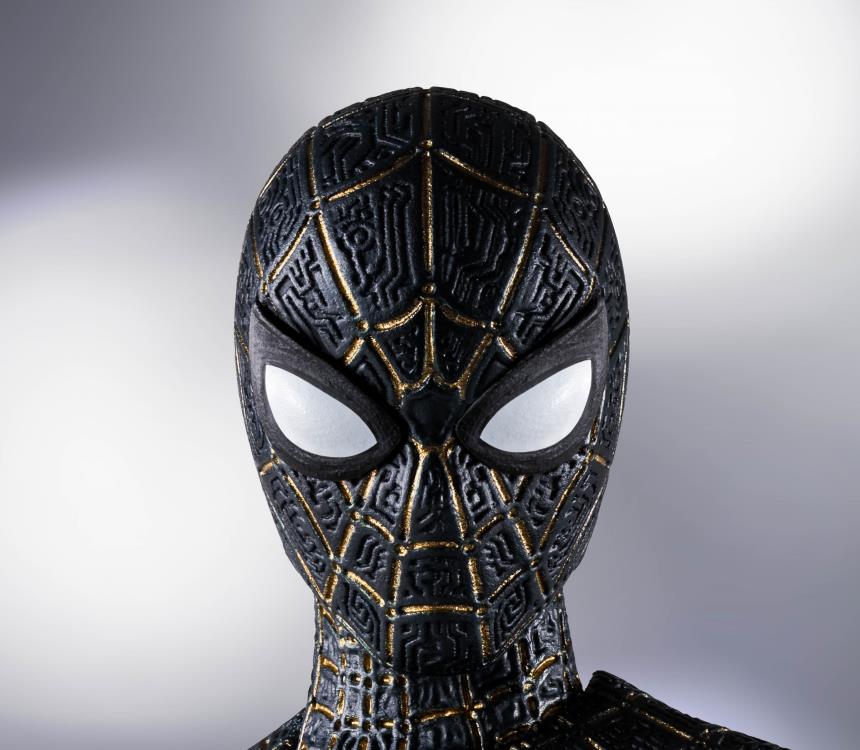 S.H. Figuarts Spiderman No Way Home Spider-Man Black and Gold Suit Action Figure (JP Ver)