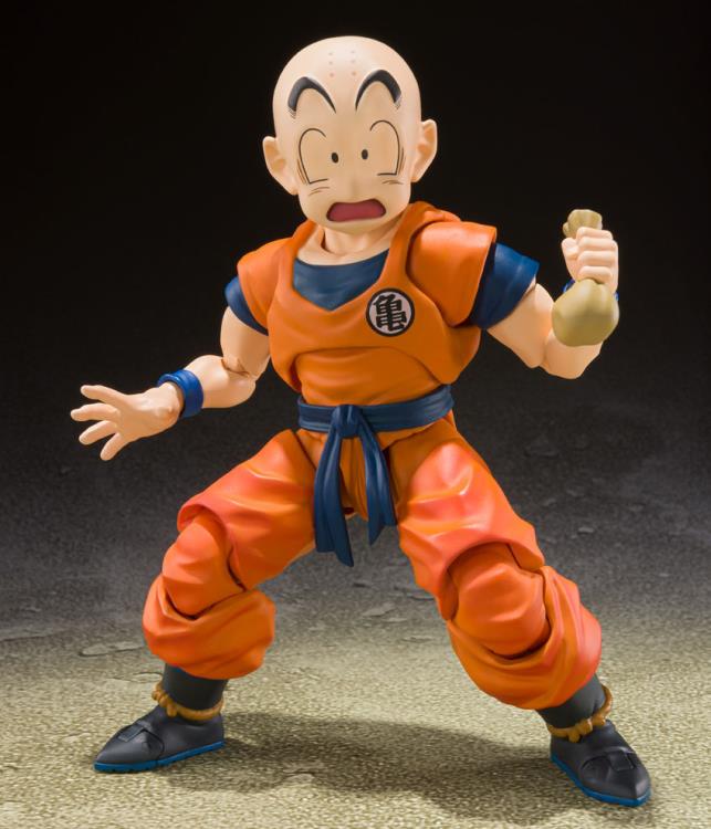 S.H. Figuarts Dragon Ball Z Krillin Earth's Strongest Man (Reissue) Action Figure