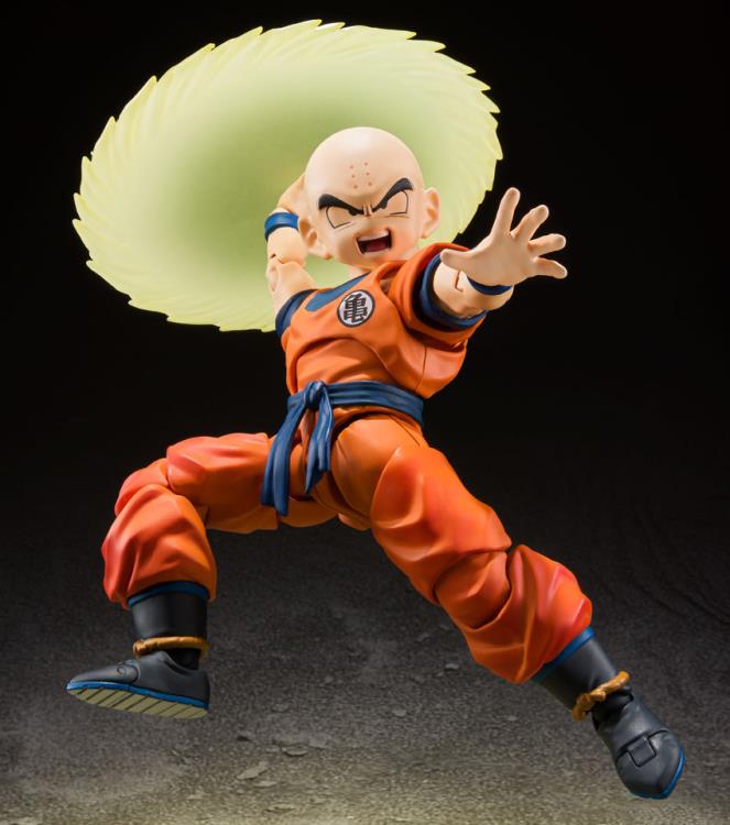 S.H. Figuarts Dragon Ball Z Krillin Earth's Strongest Man (Reissue) Action Figure