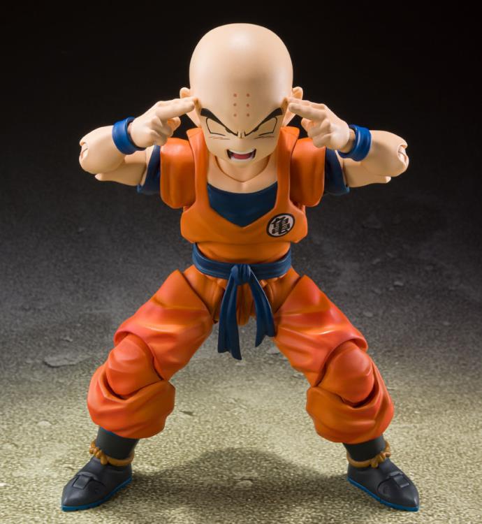 S.H. Figuarts Dragon Ball Z Krillin Earth's Strongest Man (Reissue) Action Figure