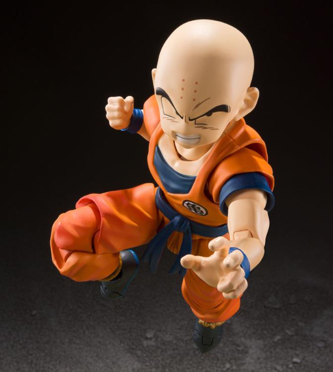 S.H. Figuarts Dragon Ball Z Krillin Earth's Strongest Man (Reissue) Action Figure